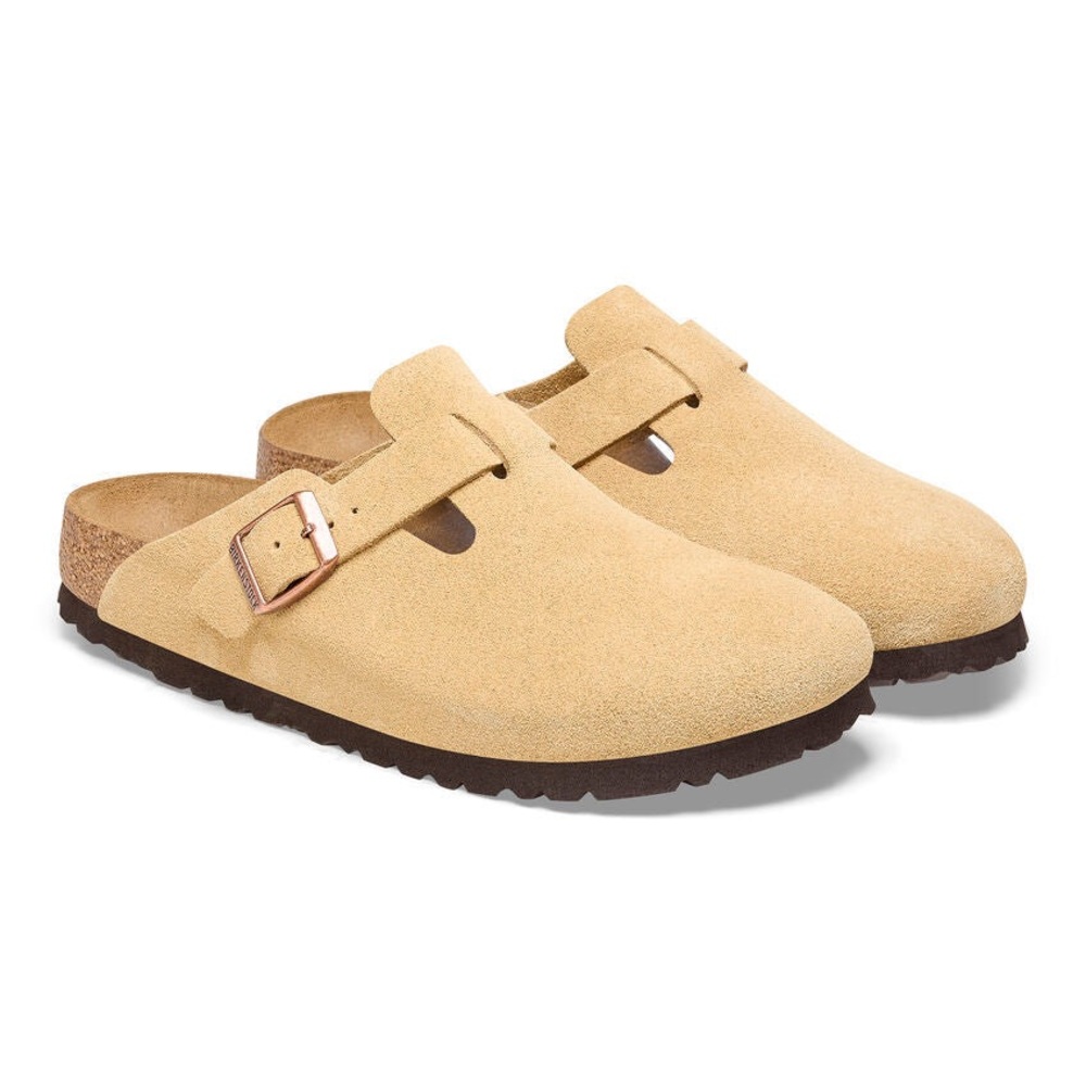 Birkenstock Boston Latte Cream